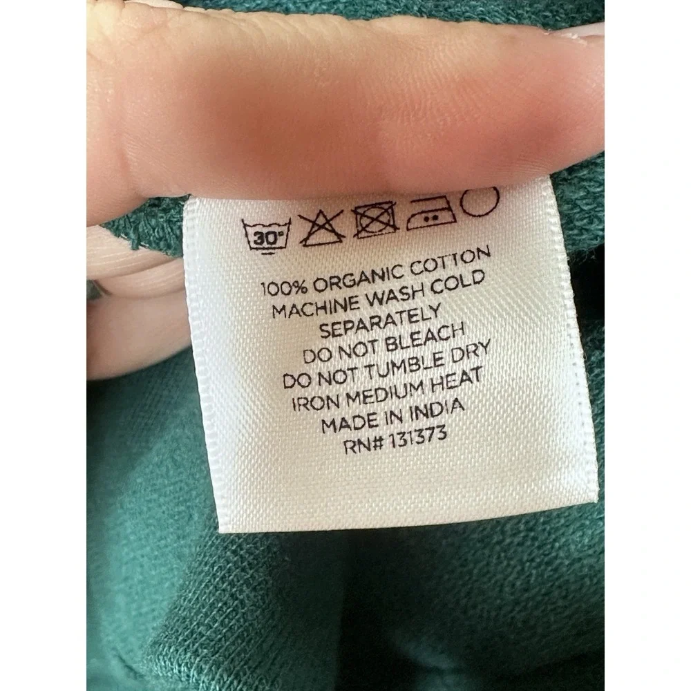 NEW Saturdays NYC Mens Sweatshirt Essex Crew Street Large L Green Ivory Mens - Picture 8 of 8
